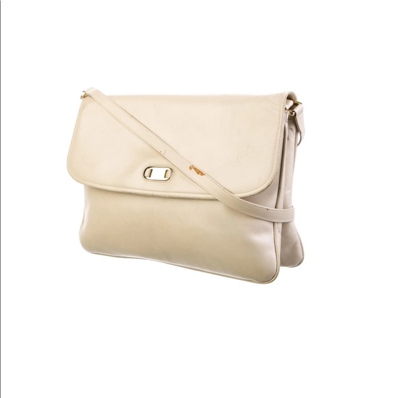 SALVATORE FERRAGAMO White Leather Crossbody Bag - Picture 3 of 5